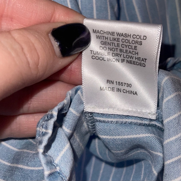 Jane and Delancey | Sky blue Button-Up Shirt Women - Picture 8 of 8